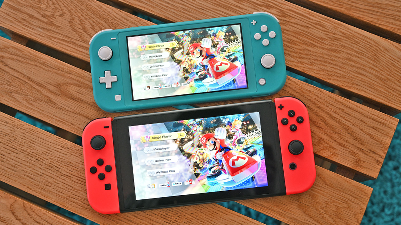 This particular Switch Lite has a slightly warmer color temperature, but that’s really the only noticeable difference aside from size.